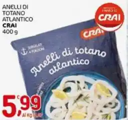 Crai Anelli di totano atlantico CRAI offerta