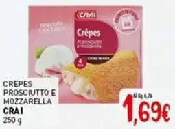 Crai Crepes prosciutto e mozzarella CRAI offerta