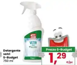 Eurospar Detergente vetri S-Budget offerta