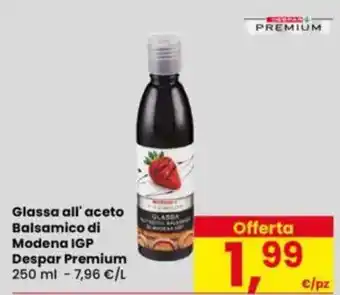 Eurospar Glassa all' aceto Balsamico di Modena IGP Despar Premium offerta