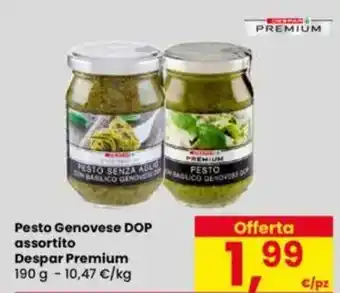 Eurospar Pesto Genovese DOP assortito Despar Premium offerta