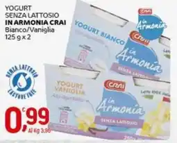 Crai Yogurt senza lattosio in armonia CRAI offerta
