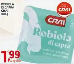 Crai Robiola di capra CRAI offerta