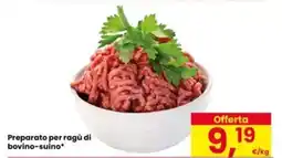 Eurospar Preparato per ragù di bovino-suino offerta