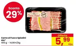 Eurospar Carne al Fuoco Spiedini Aia offerta