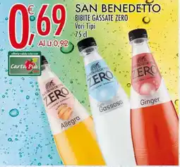 Crai San benedetto bibite gassate zero offerta