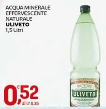 Crai Acqua minerale effervescente naturale ULIVETO offerta