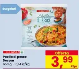 Eurospar Paella di pesce Despar offerta