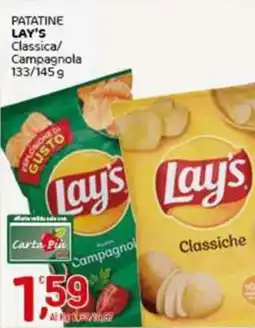 Crai Patatine LAY'S offerta