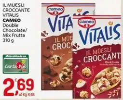Crai Il muesli croccante vitalis CAMEO offerta