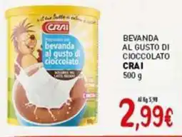 Crai Bevanda al gusto di cioccolato CRAI offerta