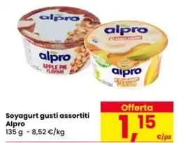 Eurospar Soyagurt gusti assortiti Alpro offerta