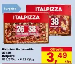 Eurospar Pizza farcita assortita 26x38 Italpizza offerta