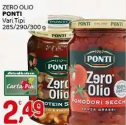 Crai Zero olio PONTI offerta