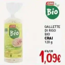 Crai Gallette di riso bio CRAI offerta