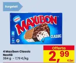 Eurospar 4 Maxibon Classic Nestlè offerta