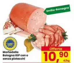 Eurospar Mortadella Bologna IGP con o senza pistacchi offerta