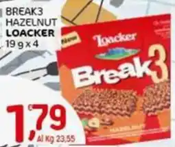 Crai Break3 hazelnut LOACKER offerta