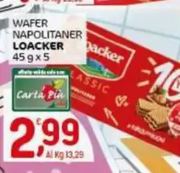 Crai Wafer napolitaner LOACKER offerta