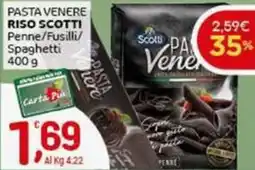 Crai Pasta venere riso SCOTTI offerta