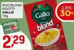 Crai Riso blond risotti GALLO offerta