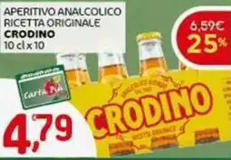 Crai Aperitivo analcolico ricetta originale CRODINO offerta