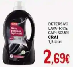 Crai Detersivo lavatrice capi scuri CRAI offerta