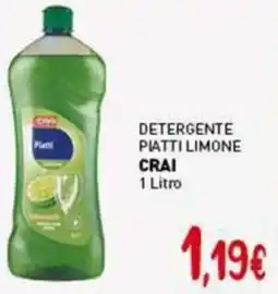 Crai Detergente piatti limone CRAI offerta