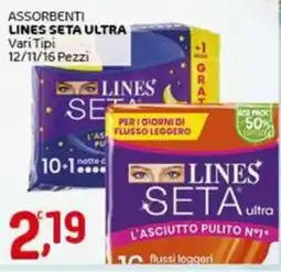 Crai Assorbenti LINES SETA ULTRA offerta
