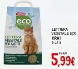 Crai Lettiera vegetale eco CRAI offerta