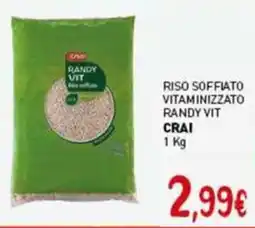 Crai Riso soffiato vitaminizzato randy vit CRAI offerta