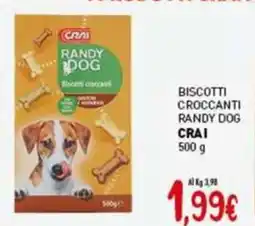 Crai Biscotti croccanti randy dog CRAI offerta