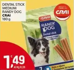 Crai Dental stick medium randy dog CRAI offerta