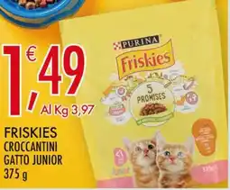 Crai Friskies croccantini gatto junior PURINA offerta