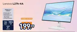 Unieuro LENOVO MONITOR L27H-4A 67CQUAC6IT offerta