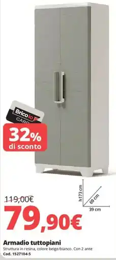 Brico Io Armadio tuttopiani offerta