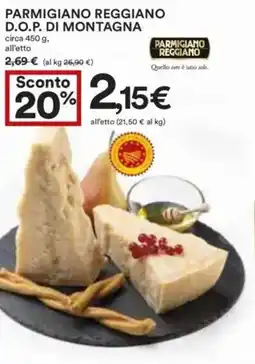 Coop Superstore Parmigiano reggiano D.O.P. di montagna offerta