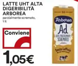 Coop Superstore Latte uht alta digeribilità ARBOREA offerta
