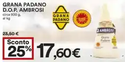 Coop Superstore Grana padano D.O.P. AMBROSI offerta