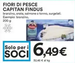 Coop Superstore Fiori di pesce capitan FINDUS offerta
