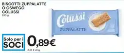 Coop Superstore Biscotti zuppalatte o oswego COLUSSI offerta