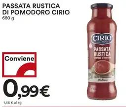 Coop Superstore Passata rustica di pomodoro CIRIO offerta