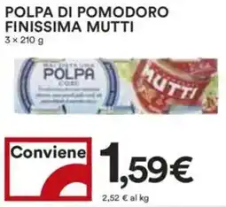 Coop Superstore Polpa di pomodoro finissima MUTTI offerta
