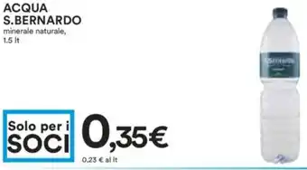 Coop Superstore ACQUA S.BERNARDO offerta