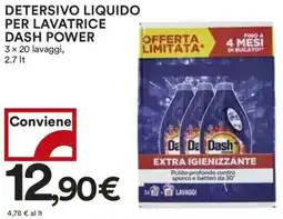 Coop Superstore Detersivo liquido per lavatrice DASH POWER offerta