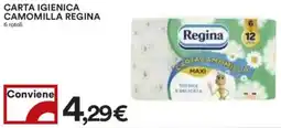 Coop Superstore Carta igienica camomilla REGINA offerta