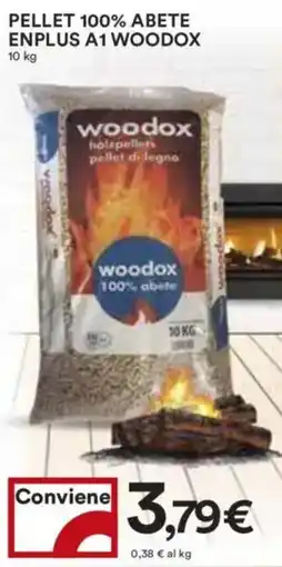 Coop Superstore Pellet 100% abete enplus A1 WOODOX offerta