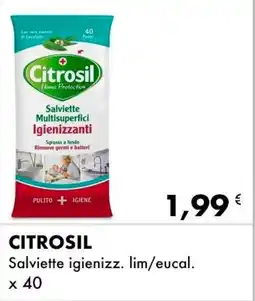 Iper Tosano CITROSIL Salviette igienizz. lim/eucal. offerta