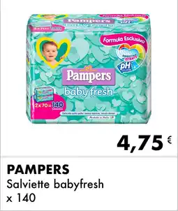 Iper Tosano PAMPERS Salviette babyfresh offerta