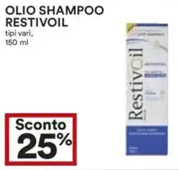 Coop Superstore Olio shampoo RESTIVOIL offerta